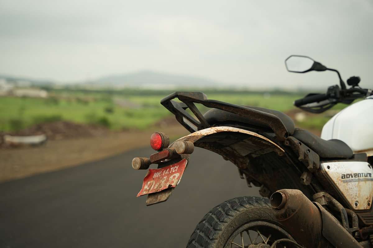 Yezdi Adventure Rear Mudguard