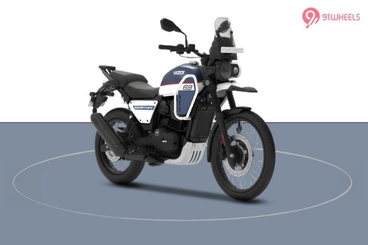 Yezdi Adventure Right Front Three Quarter