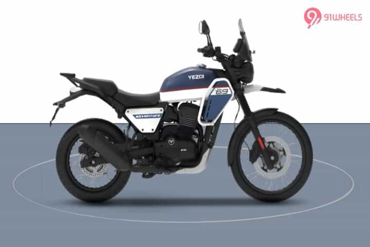 Yezdi Adventure Right Side View