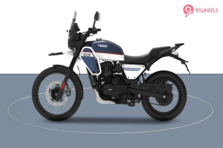 Yezdi Adventure Left Side View