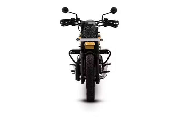 Yezdi Scrambler Front View