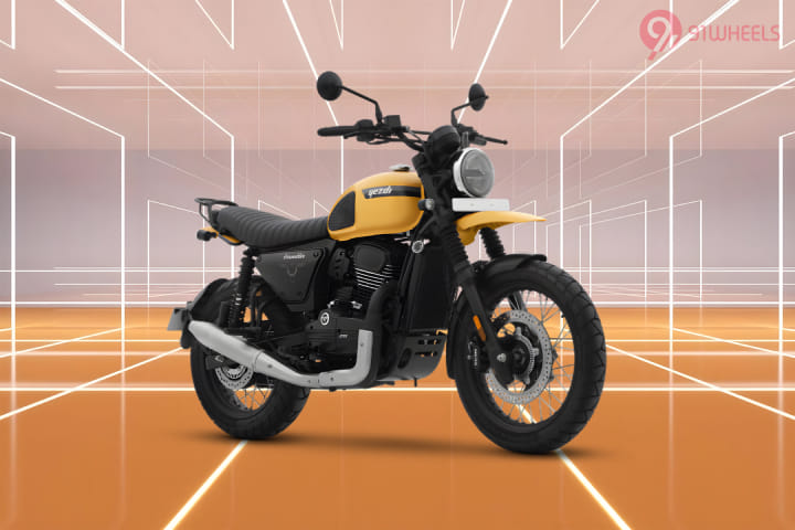 Yezdi Scrambler Right Front Three Quarter