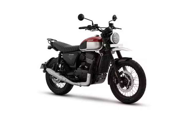 Yezdi Scrambler Right Front Three Quarter