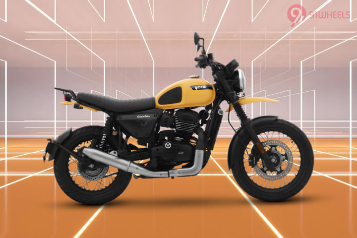 Yezdi Scrambler Right Side View