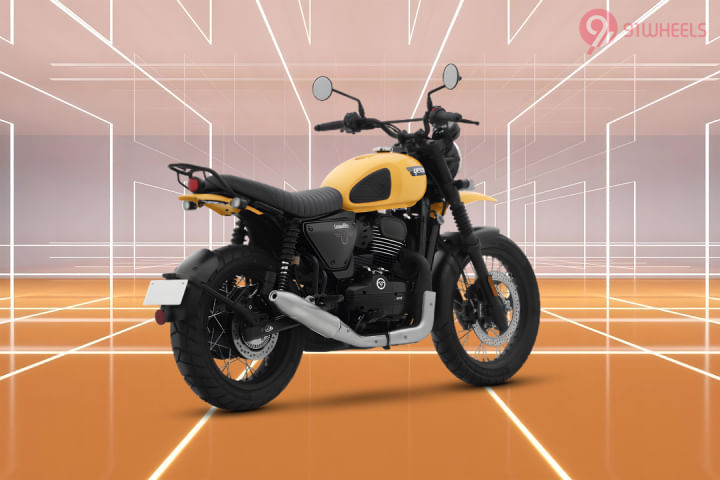 Yezdi Scrambler Right Rear Three Quarter