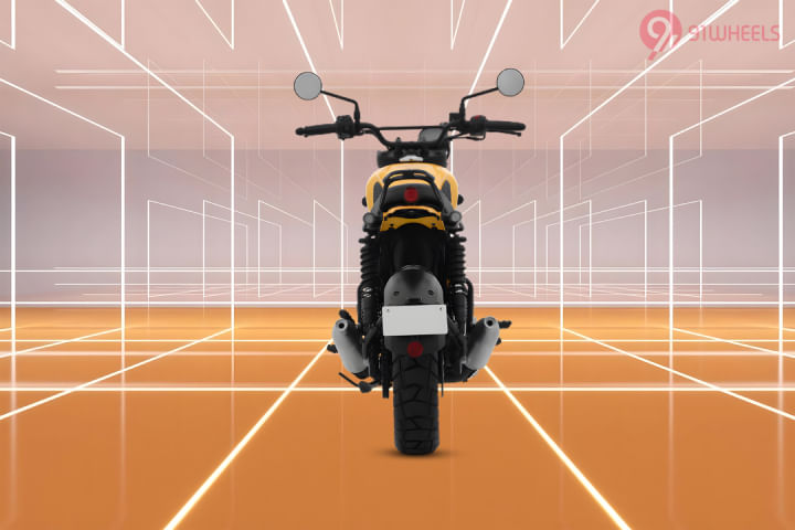 Yezdi Scrambler Rear View