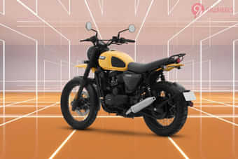 Yezdi Scrambler Left Rear Three Quarter Yezdi Scrambler Left Rear Three Quarter