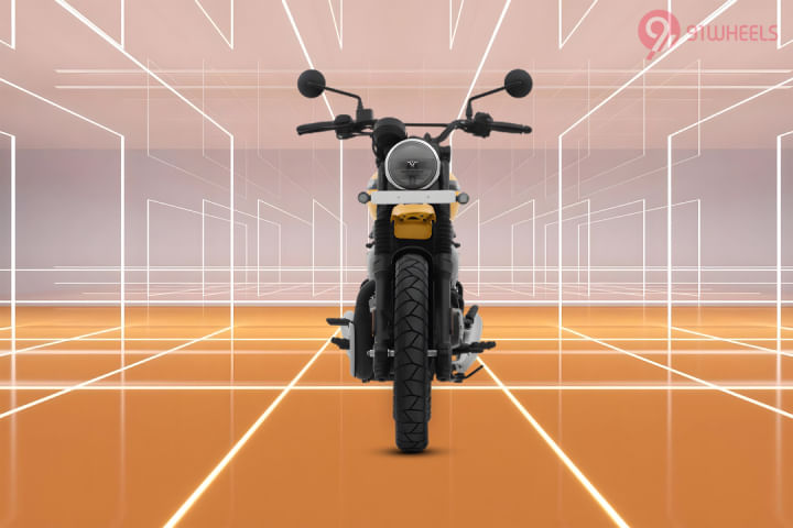 Yezdi Scrambler Front View