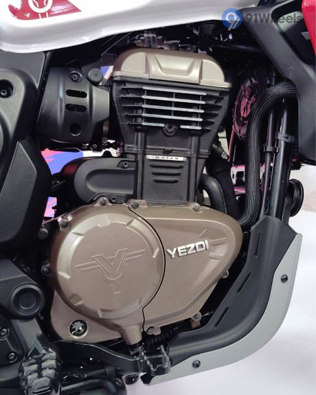 Scrambler 350 Engine From Right