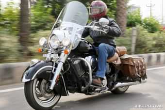 Indian Motorcycle Indian Chief Vintage Moving shot Indian Motorcycle Indian Chief Vintage Moving shot