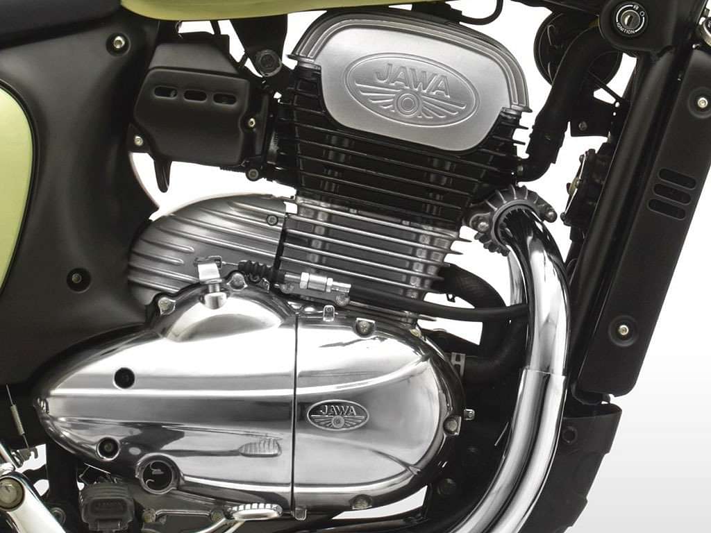 JAWA Forty Two Engine From Right
