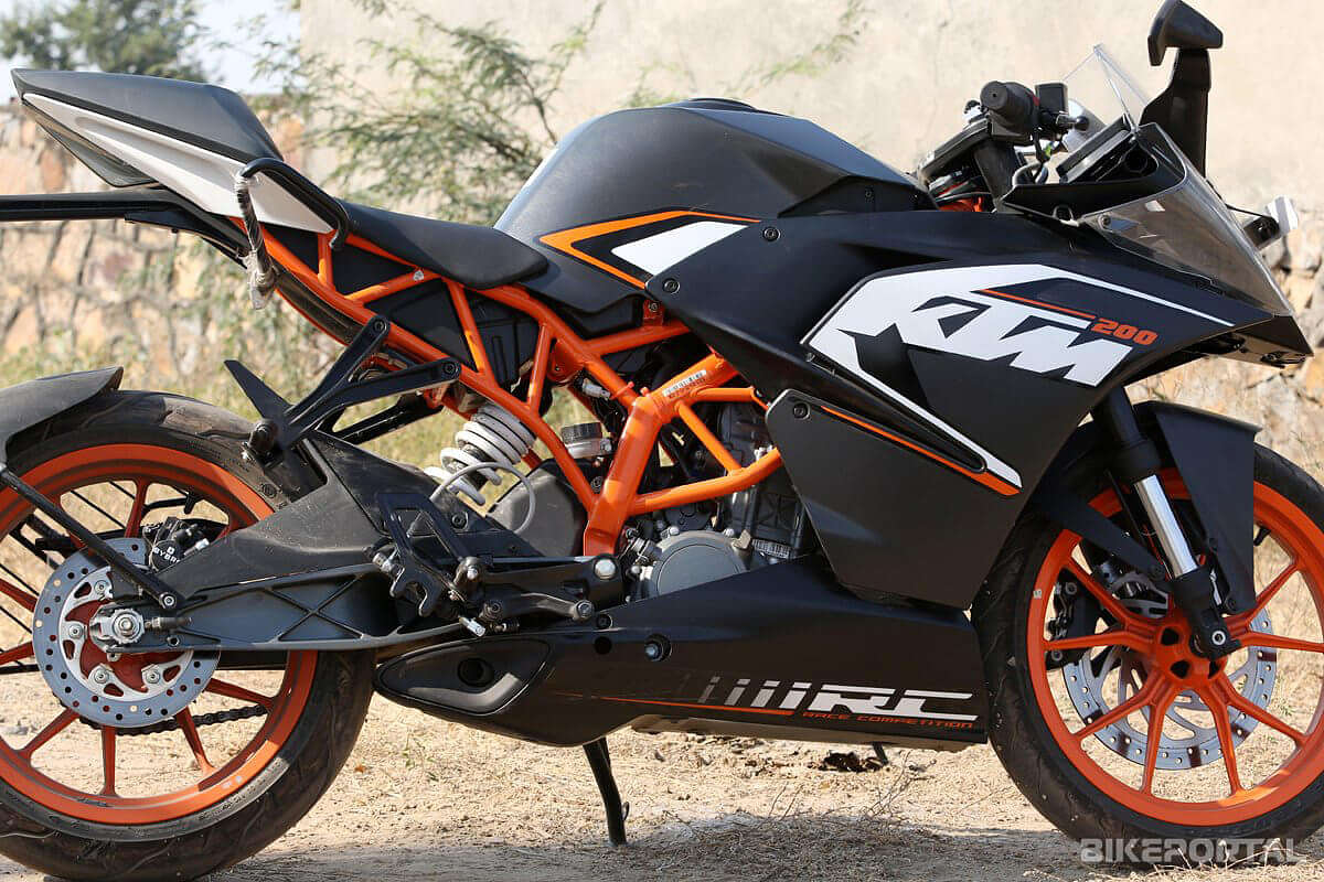 KTM RC 200 2020 Side Profile LR