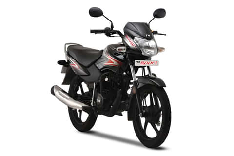 Tvs Sport New Model Black Colour Sport Bike Tvs Showroom Price