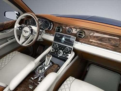 Bentley Bentayga Dashboard