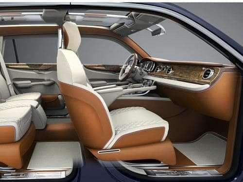 Bentley Bentayga Front Row Seats