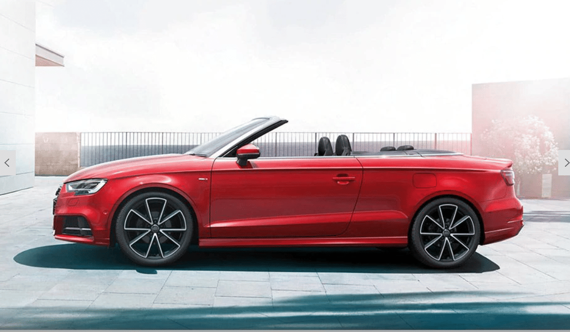 Audi A3 Cabriolet 2017-2020 Side Profile