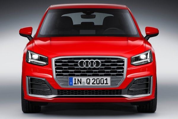 Audi Q2 2020-2023 Front Profile