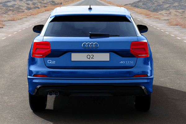 Audi Q2 2020-2023 Rear Profile