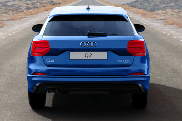 Audi Q2 2020-2023 Rear Profile