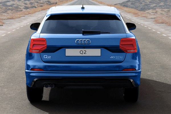 Audi Q2 2020-2023 Rear Profile