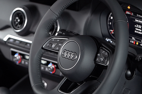 Audi Q2 40 TFSI Standard Sunroof Steering Wheel