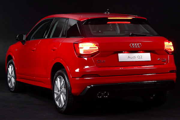 Audi Q2 2020-2023 Rear Profile