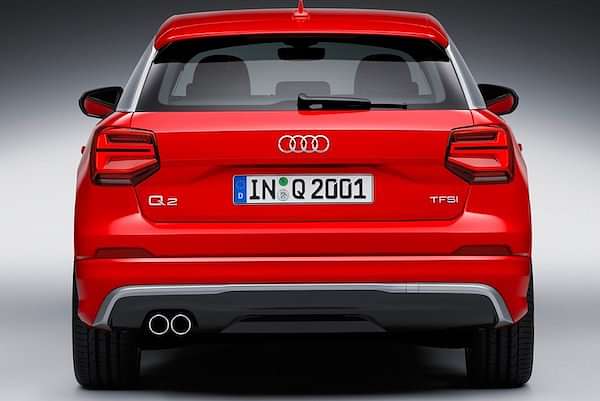 Audi Q2 2020-2023 Rear Profile