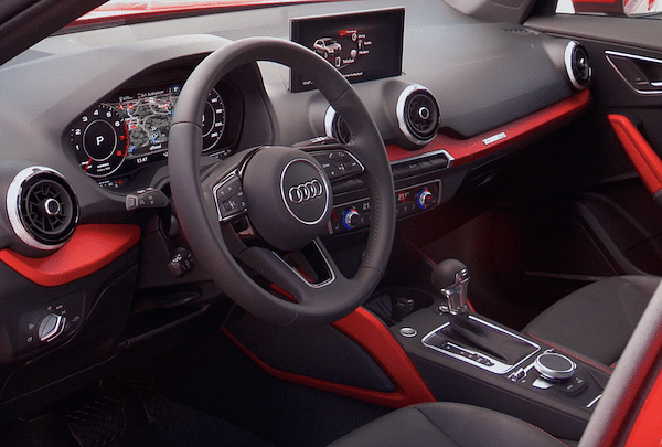 Audi Q2 2020-2023 View From Driver's Door