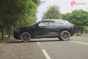 Audi Q8 Left Side View Audi Q8 Left Side View