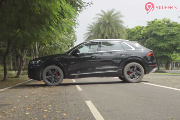 Audi Q8 Left Side View Audi Q8 Left Side View