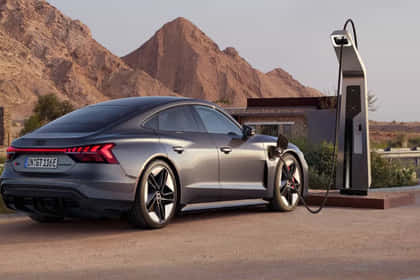 Audi RS E-Tron GT Right Rear Three Quarter Audi RS E-Tron GT Right Rear Three Quarter