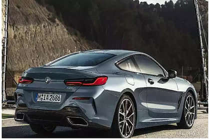 BMW 8 Series GT M8 Coupe Rear Profile