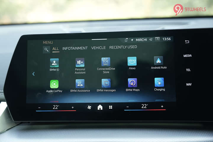 BMW iX1 LWB Infotainment System