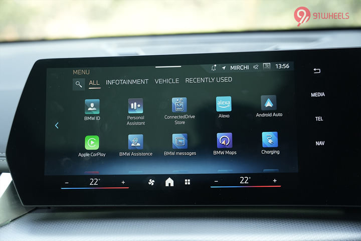BMW iX1 LWB Infotainment System
