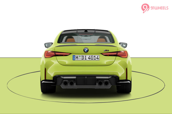 BMW M4 Competition Rear View