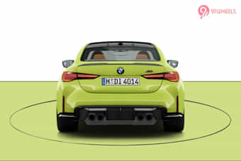 BMW M4 Competition Rear View BMW M4 Competition Rear View