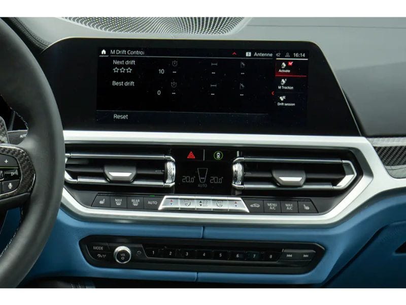 BMW M4 Competition Infotainment System