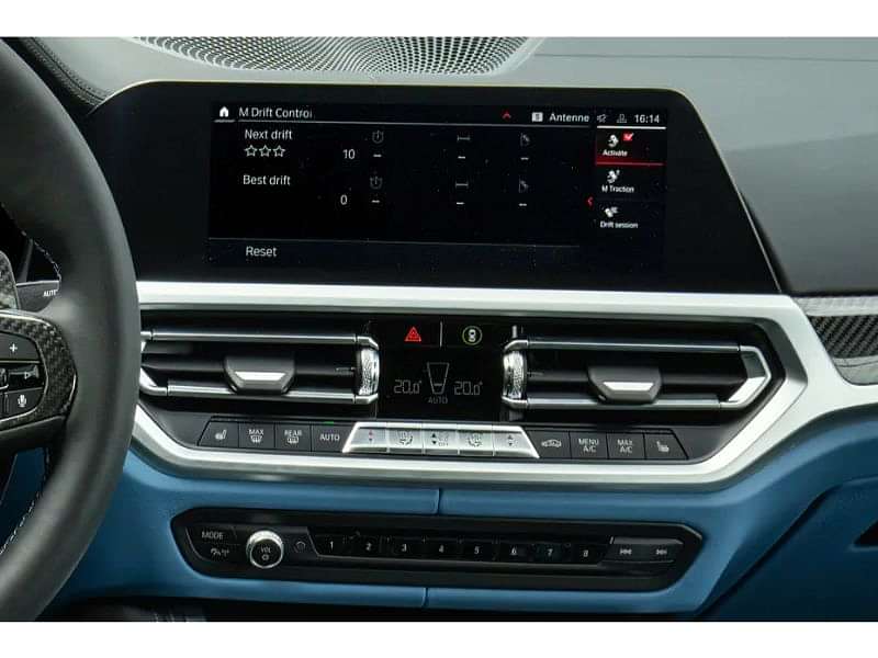 BMW M4 Competition Infotainment System