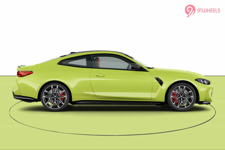 BMW M4 Competition Right Side View BMW M4 Competition Right Side View