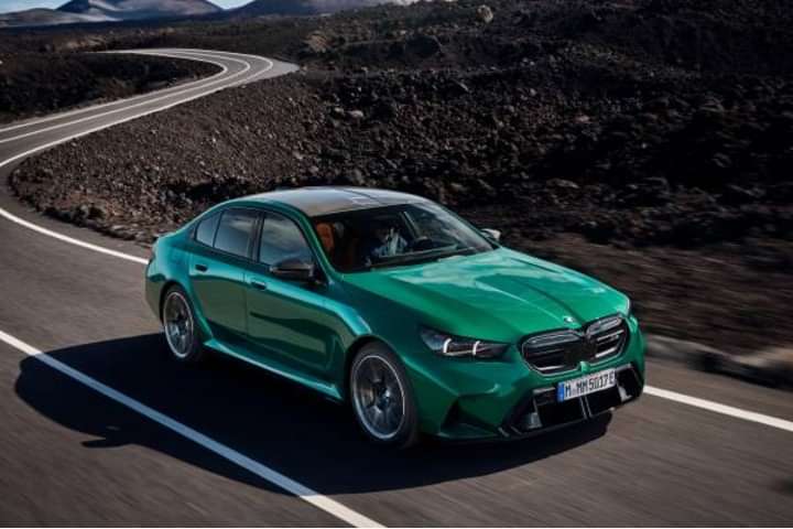 BMW M5 Driving Shot