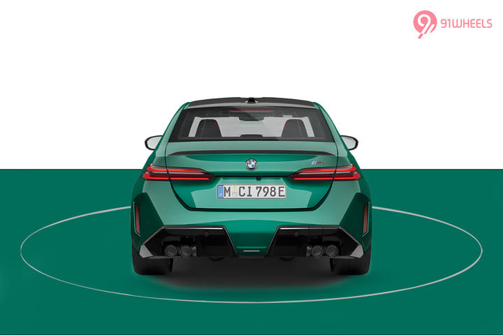 BMW M5 Rear View BMW M5 Rear View