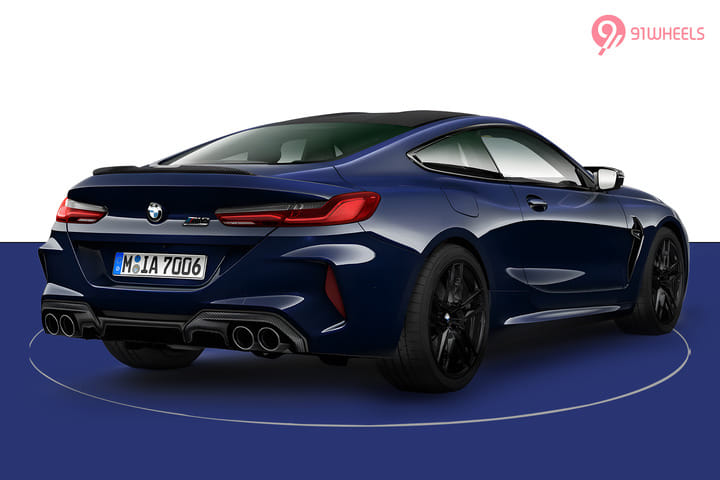 BMW M8 Coupe Competition Right Rear Three Quarter