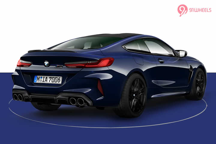 BMW M8 Coupe Competition Right Rear Three Quarter