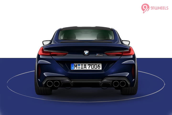 BMW M8 Coupe Competition Rear View