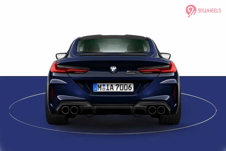 BMW M8 Coupe Competition Rear View