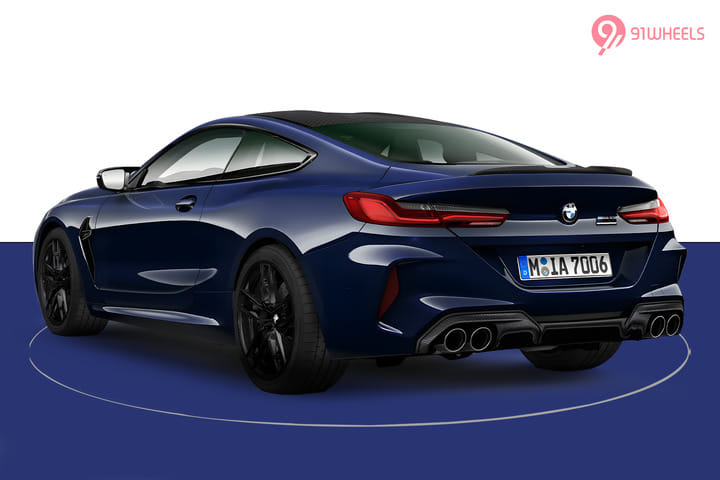 BMW M8 Coupe Competition Left Rear Three Quarter