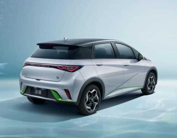 BYD Dolphin Right Rear Three Quarter BYD Dolphin Right Rear Three Quarter