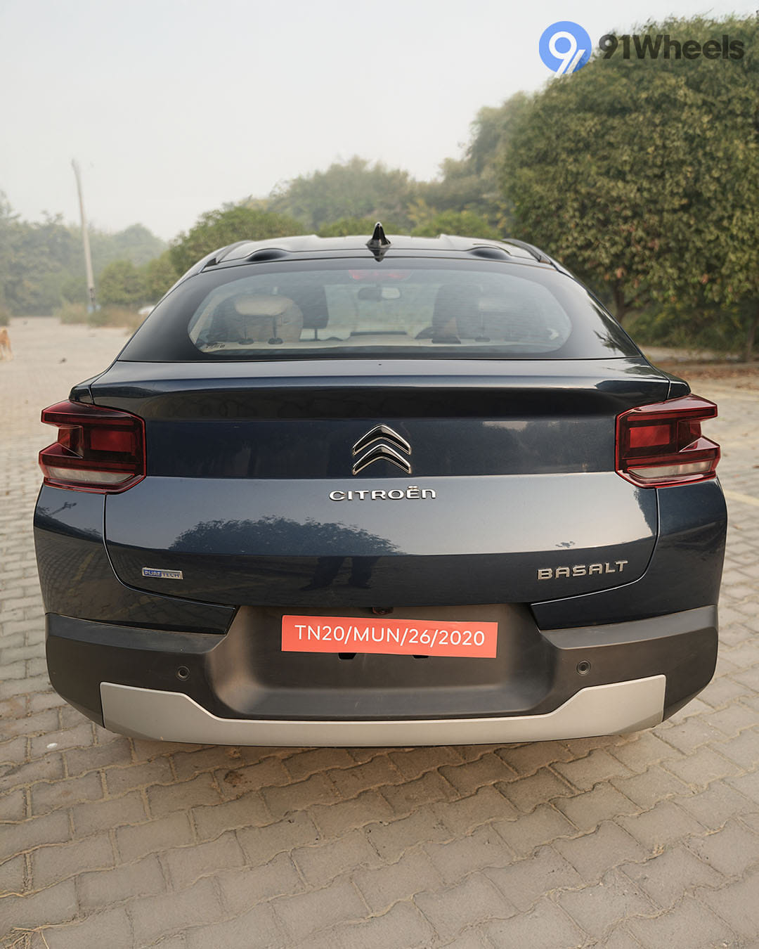 Citroen Basalt X Rear View Citroen Basalt X Rear View