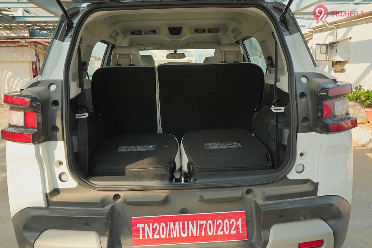 Citroen Aircross Bootspace Rear Seat Folded