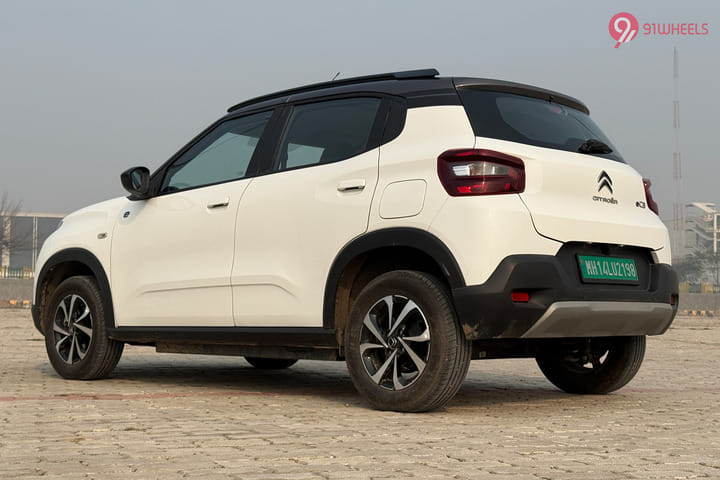 Citroen eC3 Left Rear Three Quarter